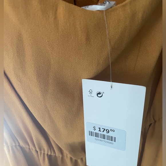 ZARA Limited Edition Mustard Yellow Halter Neck Maxi Dress - Picture 14 of 14